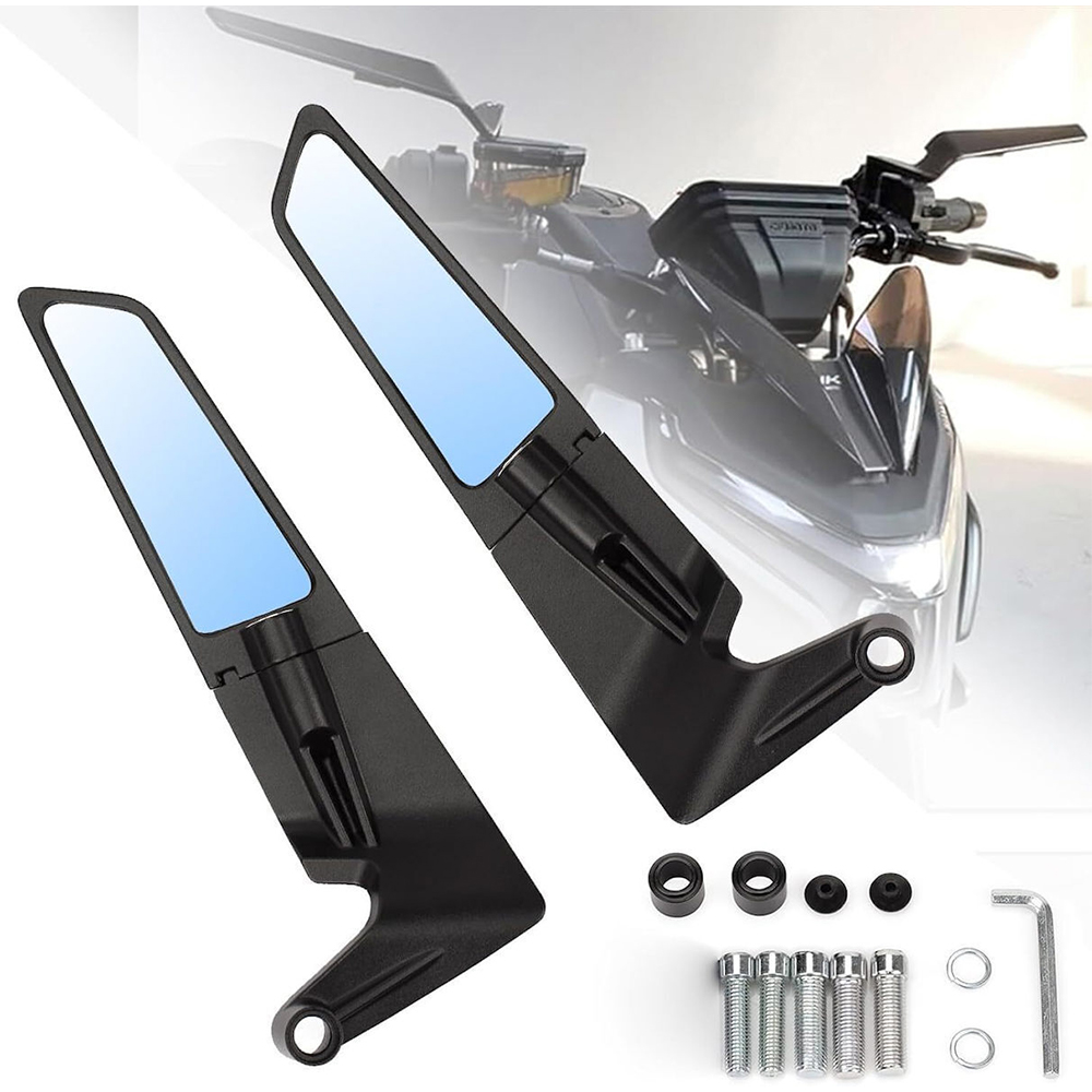 Σετ Καθρέφτες Μοτοσυκλέτας 2τμχ 22cm Real Miror Universal 114399
