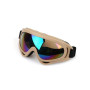 Μάσκα Σκι & Snowboard Ενηλίκων με Φακό Καθρέπτη One Size Unisex WKN-1465-5 Beige Brown