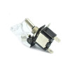 Διακόπτης Αεροπορικού Τύπου On/Off 2 Pins 12V 20Α Διάφανο Καπάκι με Λευκό LED RCHANG W11054-W