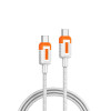 Καλώδιο USB Fast Charging USB-C to USB-C Data Cable 2m PD 60W VFAN x24 Λευκό