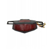 Φανάρι Οπίσθιο LED με Φλάς Μοτοσυκλέτας 1τμχ 12v Universal JN-2810 Κόκκινο OEM