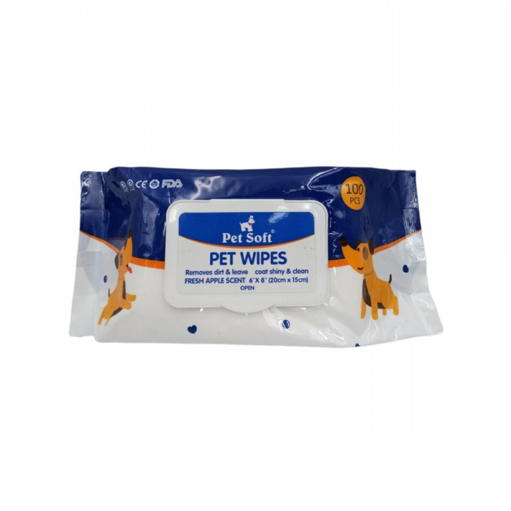 Υγρά Μαντηλάκια Κατοικιδίων Dono Pet Wipes Soft 100τμχ YBTY-77