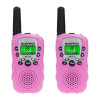 Baofeng BF-T3 Walkie Talkie με Μονόχρωμη Οθόνη Σετ 2τμχ σε Ροζ Χρώμα