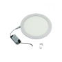Στρογγυλό Χωνευτό LED Panel 18W με Ψυχρό Λευκό Φως 6500K 22εκ. LED-00159